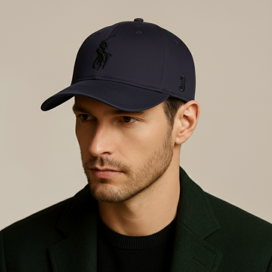 Casquette Ralph Lauren Big Pony chino Bleu Marine