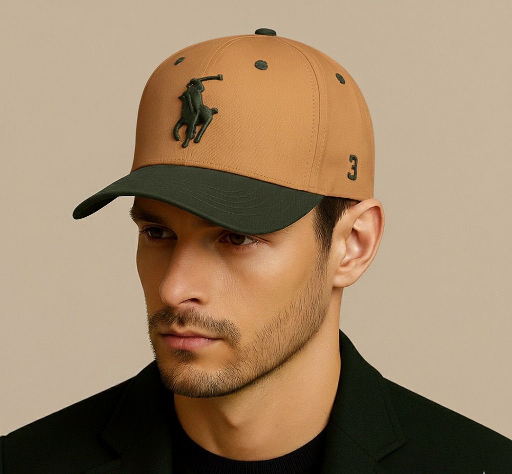 Casquette RL Blanc Bordeaux