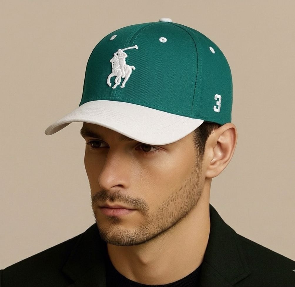 Casquette RL Orange Vert Royale