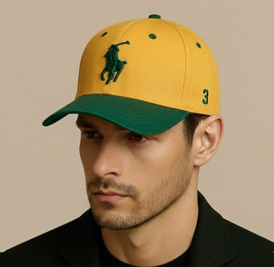 Casquette RL Orange Vert Royale